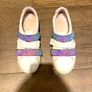 SCHUTZ Sparkly Velcro Sneakers size 7 used